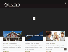 Tablet Screenshot of lairdlaw.net